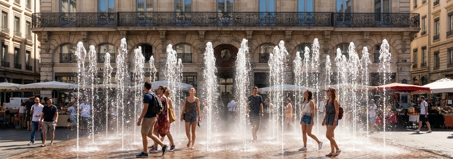 Fountain jet options